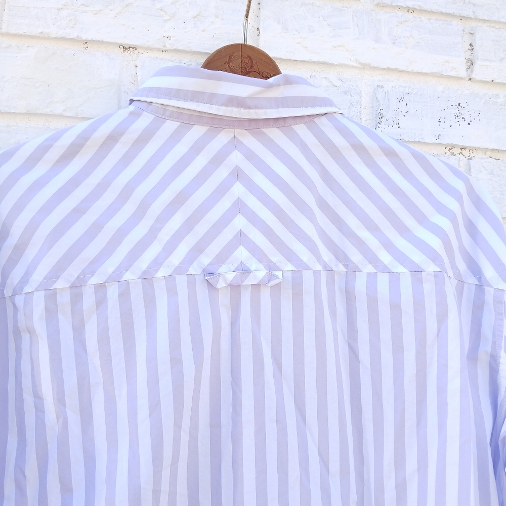 AYR The Deep End Stripe Shirt in Grape Soda Large - Picture 8 of 9